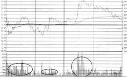 <em>大幅震荡出货</em>时分时图的表现