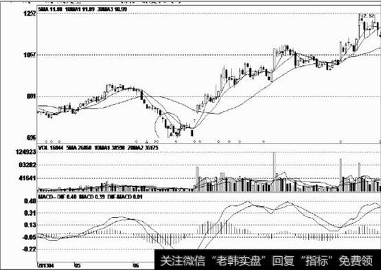 该股反弹结束后再次下跌，在跌势末期出现加速赶底走势