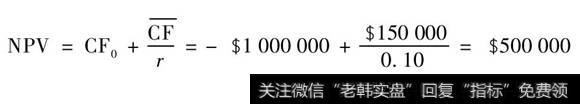 该项目的净现值计算