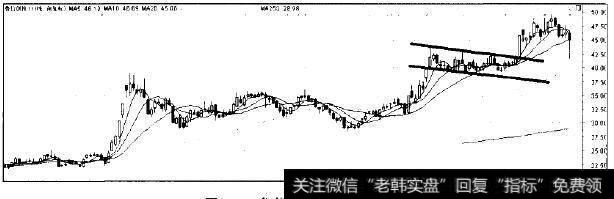 鲁信创投的旗形走势图