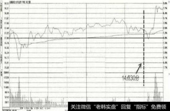 个股的分时走势图
