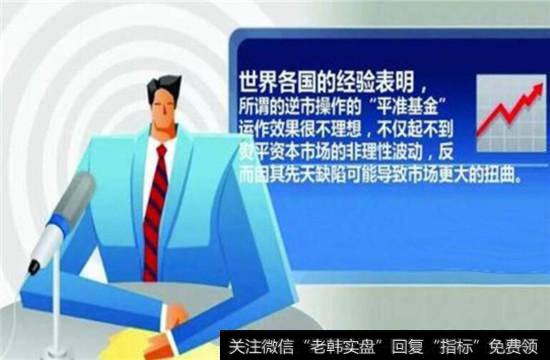 所谓的逆市操作的“平准基金”运作效果很不理想