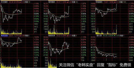 股票放量涨停T型线