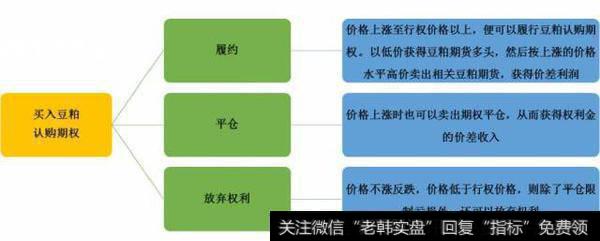 图4 做多豆粕认购期权的各种情况