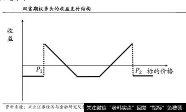 双鲨期权多头的收益支付结构