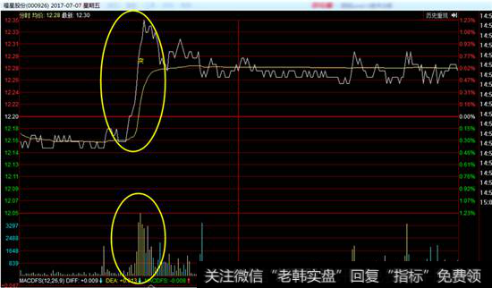 福星股份分时走势图