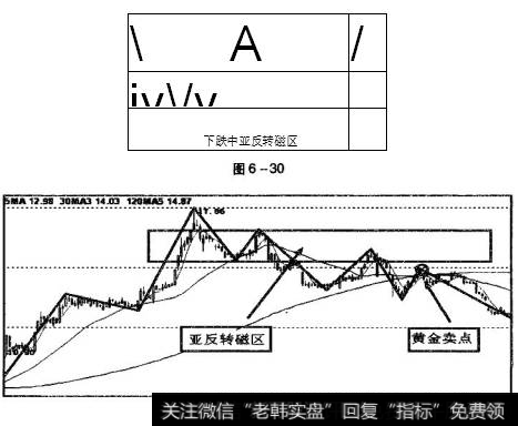 图6-30为亚反转磁区示意图。