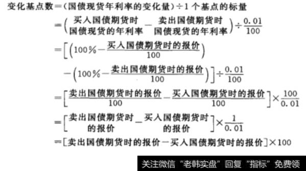 短期利率期货的交易规则变化基点数计算公式