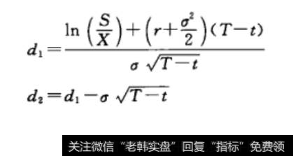 布莱克一斯科尔斯期权定价公式