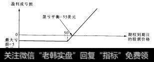 图2-3 看涨期权到期收益