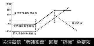 图2-6 看涨期权套利组合损益曲线图