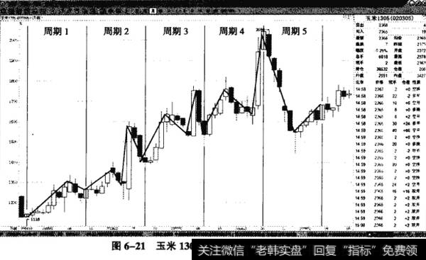 图6-21玉米1305——为期一年的周期循环