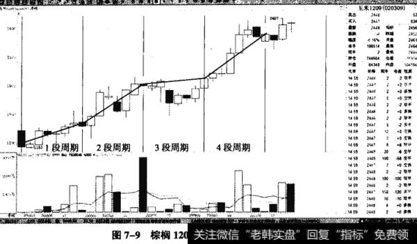 图7-9棕榈1209——7个季度的循环波动