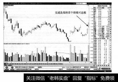 巴安水务的追涨买点，可以在首次拉升出阳线完成岛型反转的那一刻