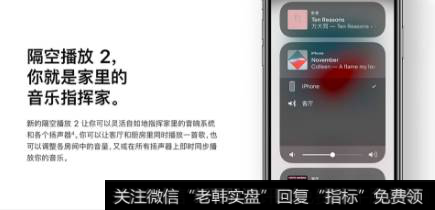 多家电视厂商宣布支持苹果隔空播放功能,隔空播放题材<a href='/gainiangu/'>概念股</a>可关注