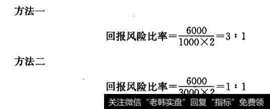 在股市中如何计算回报风险比率？