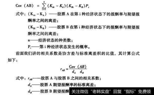 投资组合的风险