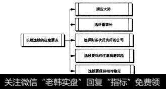 图10.3长线选股的注意要点