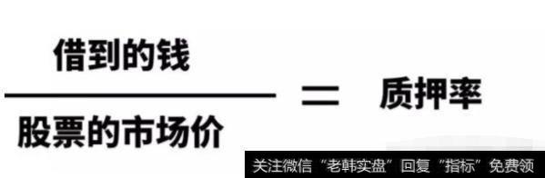 股权质押质押率怎么算