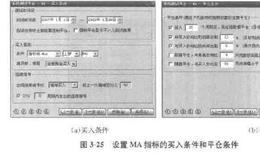 炒股软件中MA均线指标参数优化和测试