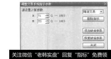 图4-27调整交易系统参数