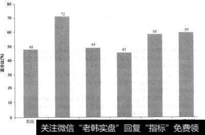 图17-4 各国非金融企业的负债-总价值（会计值）估计比率