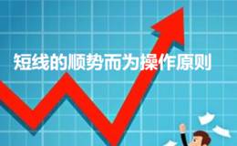 短线的顺势而为操作原则、