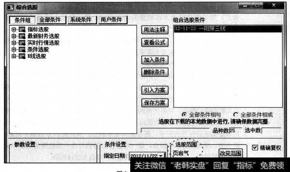 选股范围