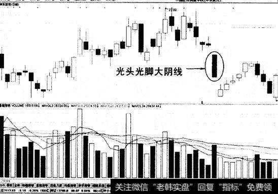 光头阴线图片