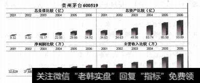 贵州茅台2001-2006年的主要财务指标