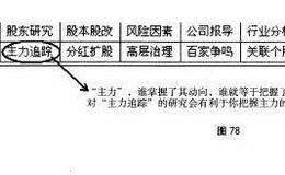 重点部分：F10之“主力追踪”