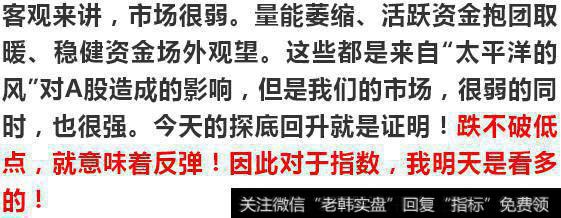 【王亚伟解股】明日看涨！