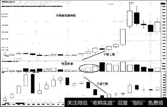 月线级别强势股图示