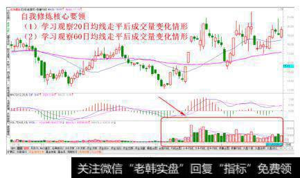 学习观察均线走平后量能变化