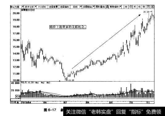 图6-17新赛股份日K线图(2010.4~2010.11)