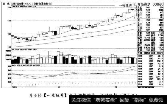 再小的[一枝独秀]也是调整信号，主动减持(图十三)