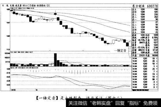 [一锤定音]是止跌形态，适当关注(图十二)