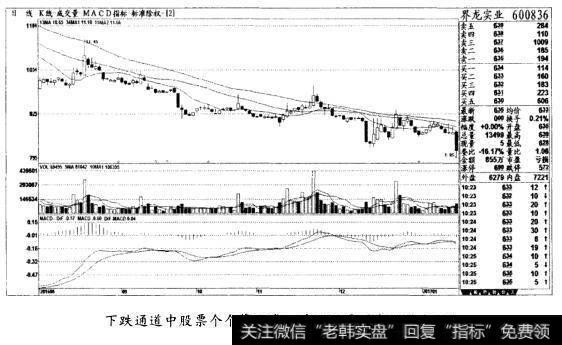 下跌通道中股票个个像猛虎，千万不要碰它(图十一)