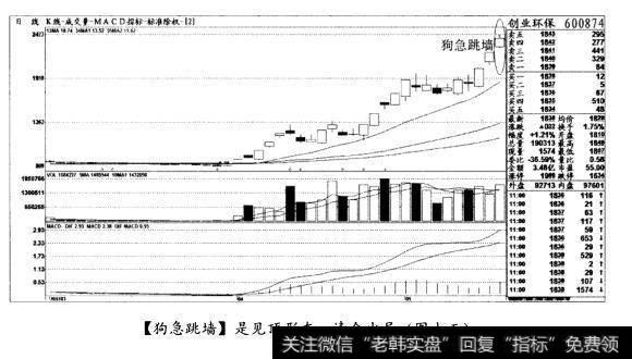 [狗急跳墙]是见顶形态，清仓出局(图十五)