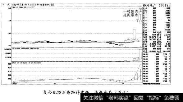 复合见顶形态跌得更凶，清仓出局(图十)