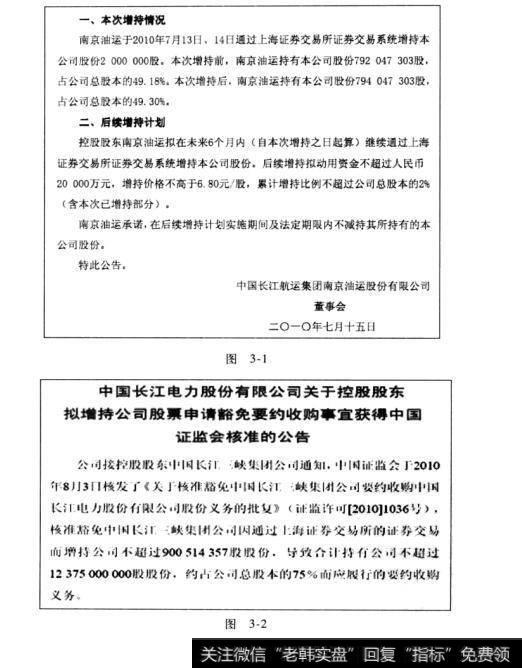 图3-1 图3-2关注“主力”动向:持股变动公告