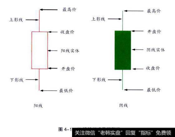 K线的组成及阴阳线