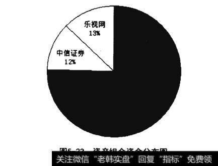 资产组合资金分布图