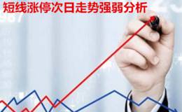 短线涨停次日走势强弱分析