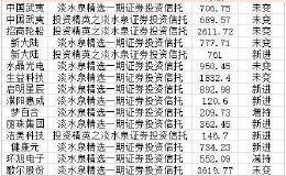 超100亿私募大佬最新持股大曝光！高毅、淡水泉、重阳、景林等全来了