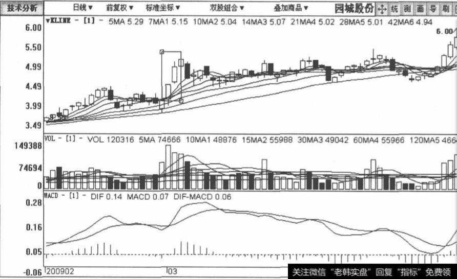 园城股份包括2009年2月3日至2009年4月24日在内的日K线图