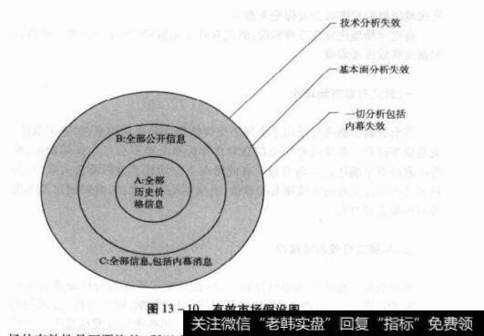 图13-10有效市场假设图