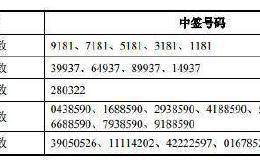 科创板传音控股中签号出炉 共42394个