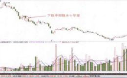 股价下跌中期出现的跳水十字星是一种什么信号？