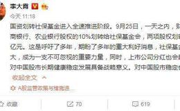 [李大霄最新股市评论]A股大跌 李大霄点评两个重大利好消息：对稳定股市有重要作用